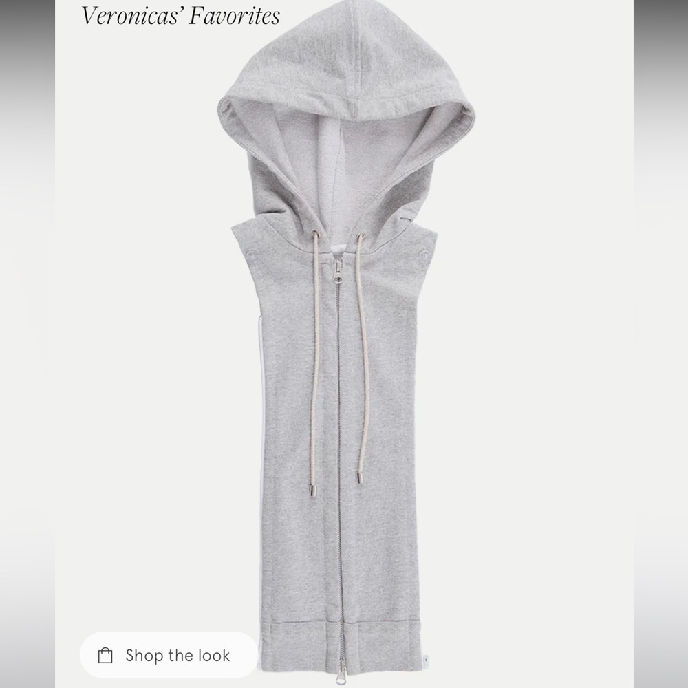 Veronica Beard Gray Hoodie Dickey fits Size 16-24